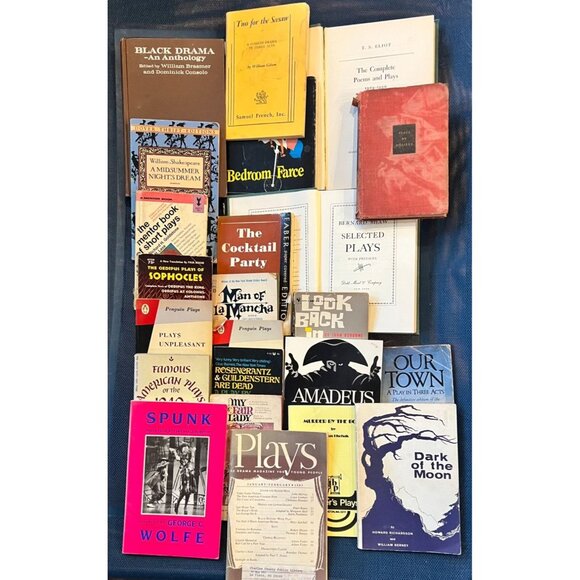 23 Vintage Classic Play Scripts & Anthologies, Hardcovers, Softcovers, Complete - Picture 1 of 9